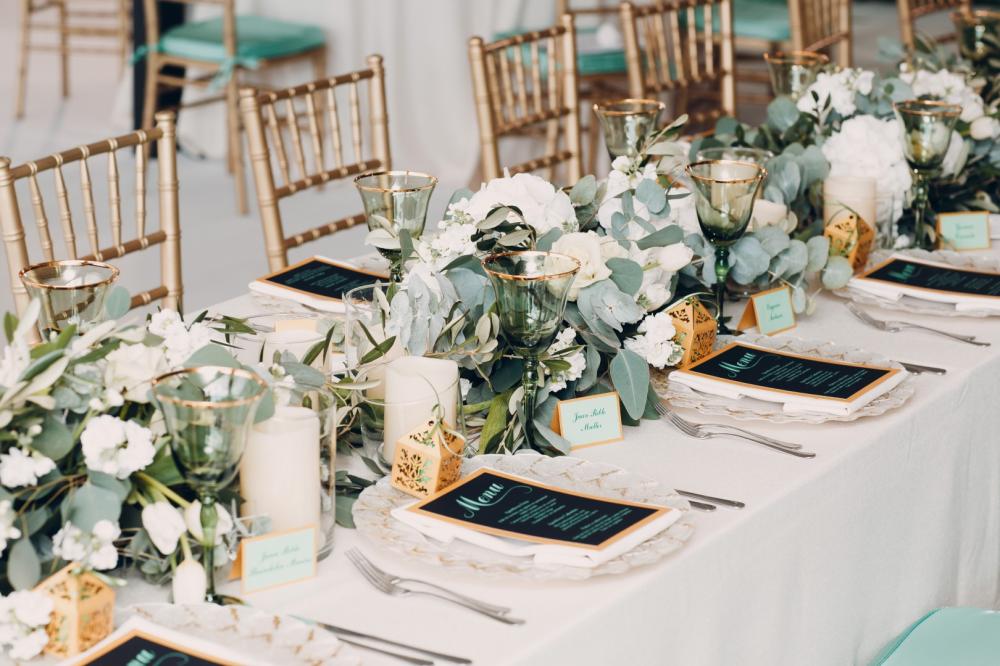 Décoration florale pour table mariage