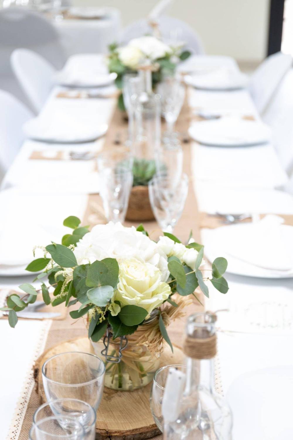 décoration florale table mariage