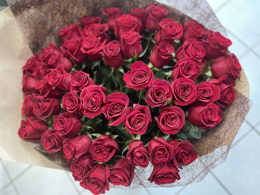 bouquet de rose rouge