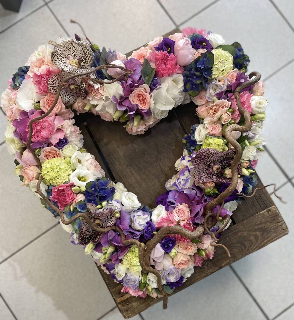 coeur fleuri
